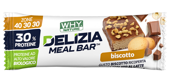 WHYNATURE DELIZIA MEAL BAR BISCOTTO 50 G - Farmacia Artemisia di Montecuollo Dott. Angelo snc