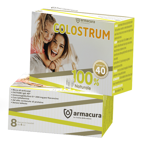ARMACURA COLOSTRUM 8 FLACONCINI 6 ML - Farmacia Artemisia di Montecuollo Dott. Angelo snc
