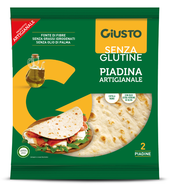 GIUSTO SENZA GLUTINE PIADINA 220 G - Farmacia Artemisia di Montecuollo Dott. Angelo snc