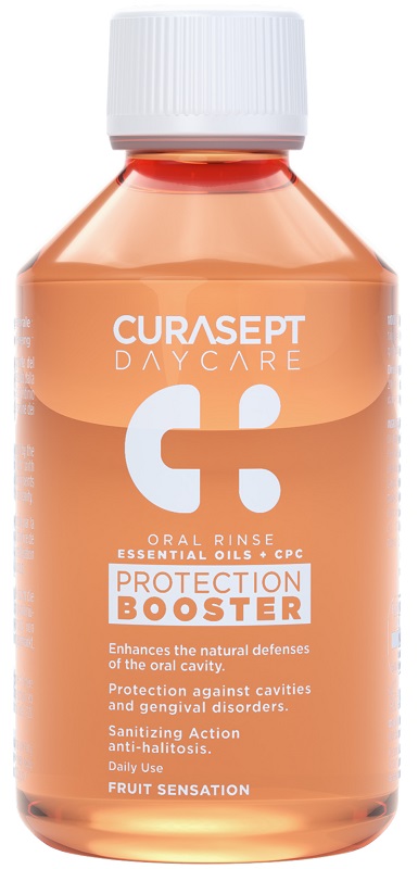 CURASEPT DAYCARE COLLUTORIO PROTECTION BOOSTER FRUIT SENSATION 500 ML - Farmacia Artemisia di Montecuollo Dott. Angelo snc