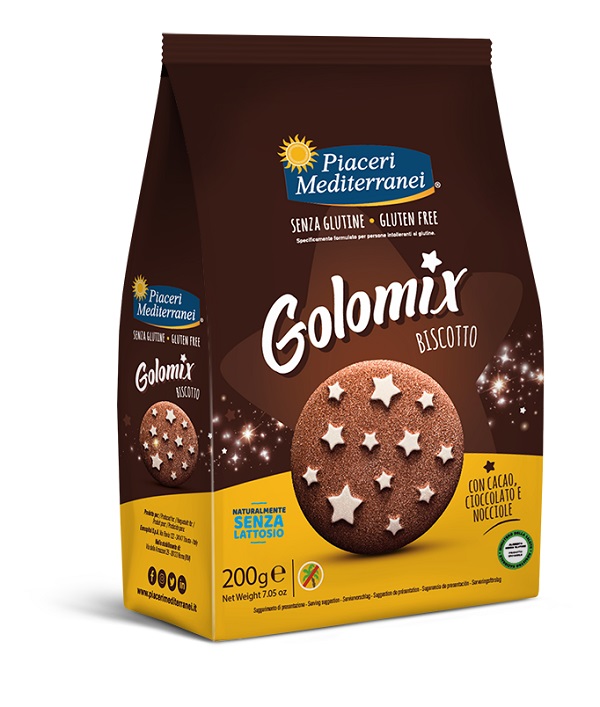 PIACERI MEDITERRANEI GOLOMIX BISCOTTO 200 G - Farmacia Artemisia di Montecuollo Dott. Angelo snc