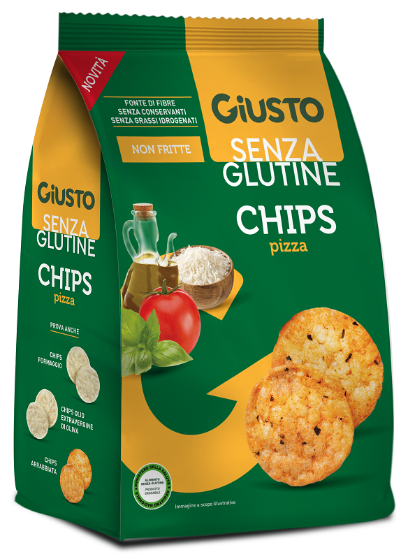 GIUSTO SENZA GLUTINE CHIPS PIZZA 40 G - Farmacia Artemisia di Montecuollo Dott. Angelo snc