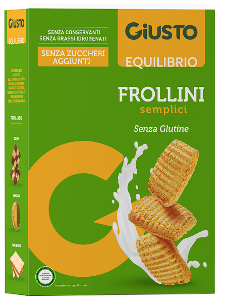 GIUSTO SENZA GLUTINE FROLLINI SEMPLICI 250 G - Farmacia Artemisia di Montecuollo Dott. Angelo snc