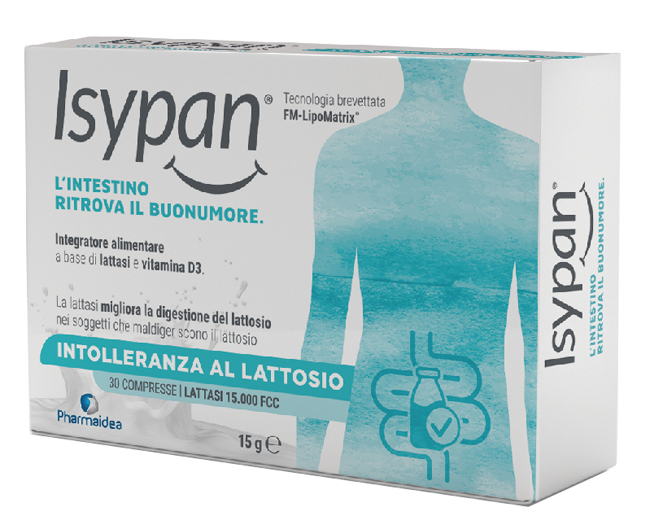 ISYPAN INTOLLERANZA LATTOSIO 30 COMPRESSE - Farmacia Artemisia di Montecuollo Dott. Angelo snc