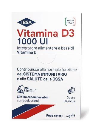 VITAMINA D3 IBSA 1000UI 30 FILM ORODISPERSIBILI - Farmacia Artemisia di Montecuollo Dott. Angelo snc