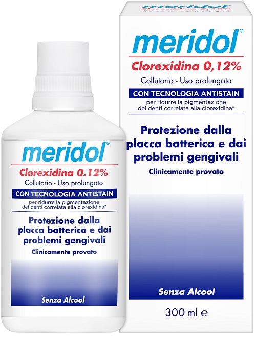 MERIDOL COLLUTORIO CLOREXIDINA 0,12% 300 ML - Farmacia Artemisia di Montecuollo Dott. Angelo snc