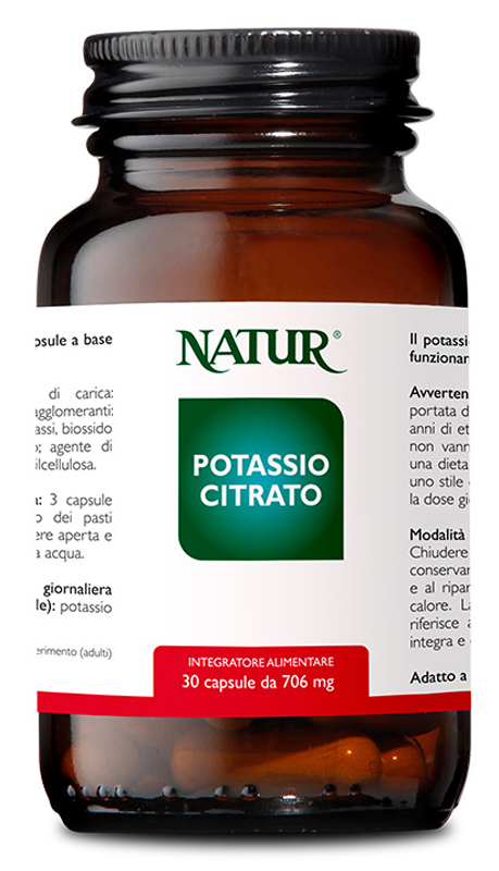 POTASSIO CITRATO 30 CAPSULE - Farmacia Artemisia di Montecuollo Dott. Angelo snc