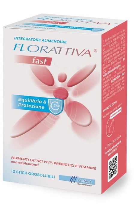 FLORATTIVA FAST 10 STICK OROSOLUBILI - Farmacia Artemisia di Montecuollo Dott. Angelo snc