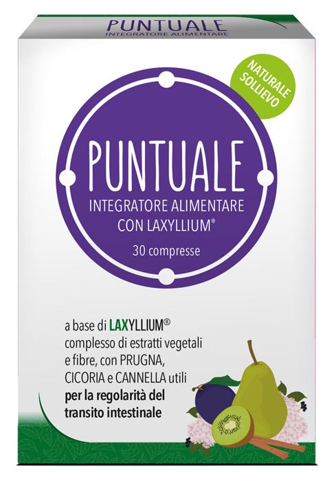 PUNTUALE CON LAXYLLIUM 30 COMPRESSE - Farmacia Artemisia di Montecuollo Dott. Angelo snc
