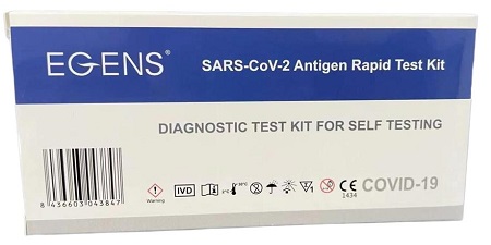 TEST ANTIGENICO RAPIDO COVID-19 EGENS AUTODIAGNOSTICO DETERMINAZIONE QUALITATIVA ANTIGENI SARS-COV-2 IN TAMPONI NASALI MEDIANTE IMMUNOCROMATOGRAFIA - Farmacia Artemisia di Montecuollo Dott. Angelo snc