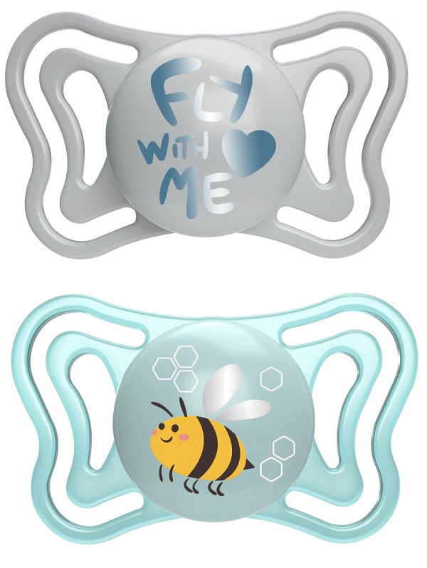 CHICCO SUCCHIETTO LIGHT AZZURRO SILICONE 2-6M 2 PEZZI - Farmacia Artemisia di Montecuollo Dott. Angelo snc