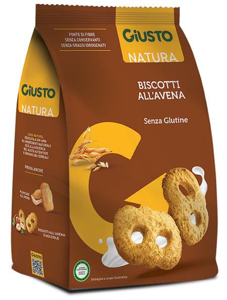 GIUSTO SENZA GLUTINE BISCOTTI AVENA 250 G - Farmacia Artemisia di Montecuollo Dott. Angelo snc