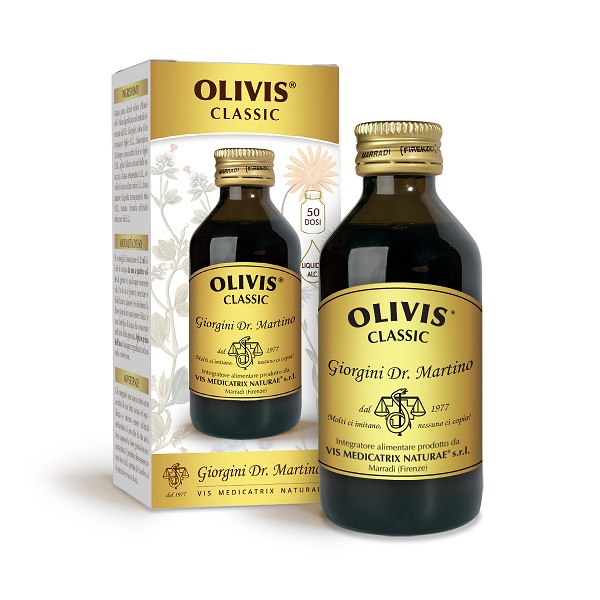 OLIVIS CLASSIC LIQUIDO ALCOLICO 100 ML - Farmacia Artemisia di Montecuollo Dott. Angelo snc