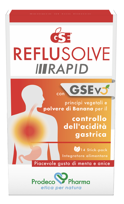 GSE REFLUSOLVE RAPID 14 STICK PACK - Farmacia Artemisia di Montecuollo Dott. Angelo snc