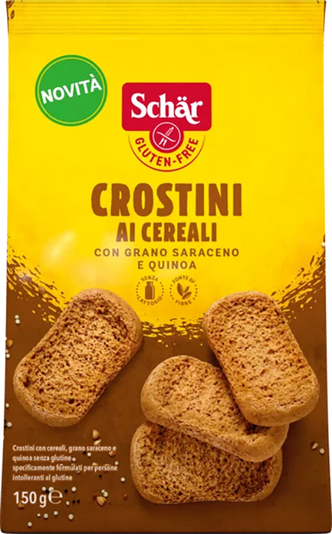 SCHAR CROSTINI AI CEREALI 150 G - Farmacia Artemisia di Montecuollo Dott. Angelo snc