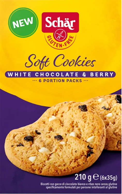 SCHAR SOFT COOKIE WHITE CHOCOLATE 210 G - Farmacia Artemisia di Montecuollo Dott. Angelo snc