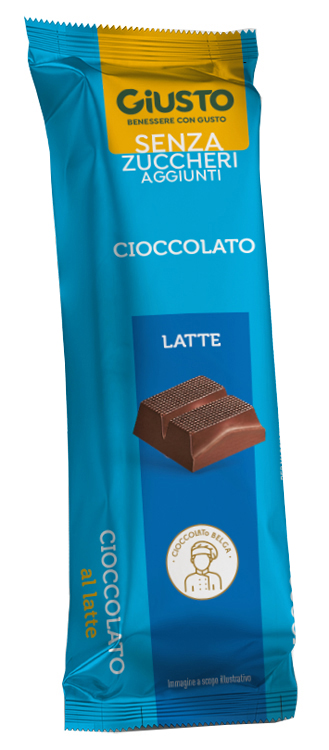 GIUSTO SENZA ZUCCHERO BARRETTA CIOCCOLATO LATTE 42 G - Farmacia Artemisia di Montecuollo Dott. Angelo snc