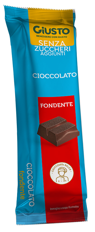 GIUSTO SENZA ZUCCHERO BARRETTA CIOCCOLATO FONDENTE 42 G - Farmacia Artemisia di Montecuollo Dott. Angelo snc