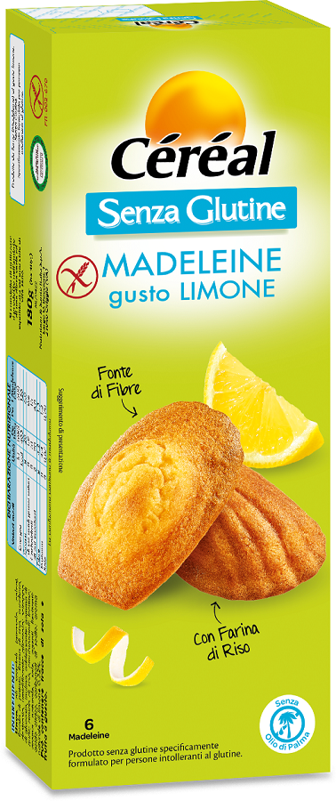 CEREAL SENZA GLUTINE MADELEINE LIMONE 180 G - Farmacia Artemisia di Montecuollo Dott. Angelo snc