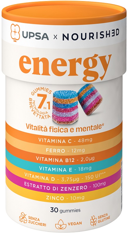 UPSA X NOURISHED ENERGY 30 GUMMIES - Farmacia Artemisia di Montecuollo Dott. Angelo snc