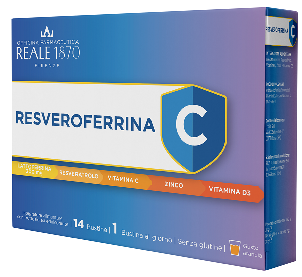 RESVEROFERRINA C 14 BUSTINE REALE 1870 - Farmacia Artemisia di Montecuollo Dott. Angelo snc