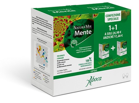 NATURA MIX ADVANCED MENTE CONFEZIONE SPECIALE 50 CAPSULE + 50 CAPSULE - Farmacia Artemisia di Montecuollo Dott. Angelo snc