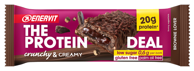 THE PROTEIN DEAL BROWNIE LOVER BARRETTA 55 G - Farmacia Artemisia di Montecuollo Dott. Angelo snc