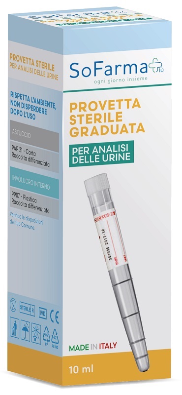 PROVETTA URINA 10 ML SOFARMAPIU' - Farmacia Artemisia di Montecuollo Dott. Angelo snc