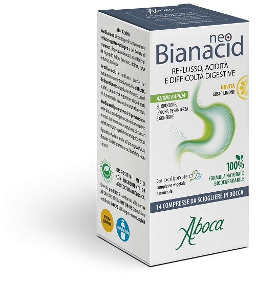 NEOBIANACID 14 COMPRESSE LIMONE - Farmacia Artemisia di Montecuollo Dott. Angelo snc
