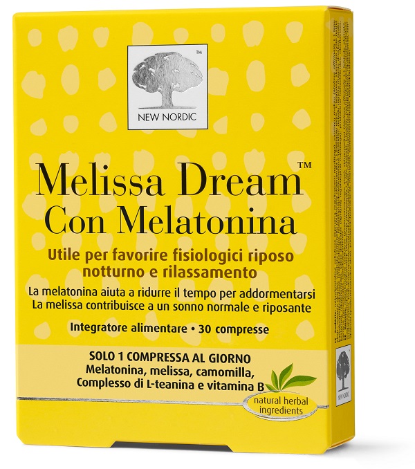 MELISSA DREAM CON MELATONINA 30 COMPRESSE - Farmacia Artemisia di Montecuollo Dott. Angelo snc