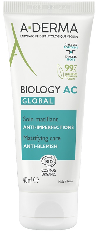ADERMA BIOLOGY AC GLOBAL TRATTAMENTO OPACIZZANTE ANTI IMPERFEZIONI 40 ML - Farmacia Artemisia di Montecuollo Dott. Angelo snc