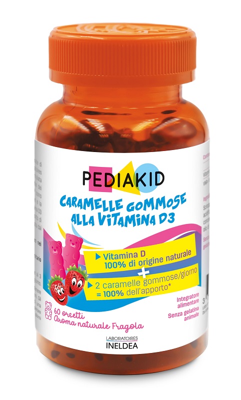 PEDIAKID VITAMINE D3 60 ORSETTI GOMMOSI - Farmacia Artemisia di Montecuollo Dott. Angelo snc