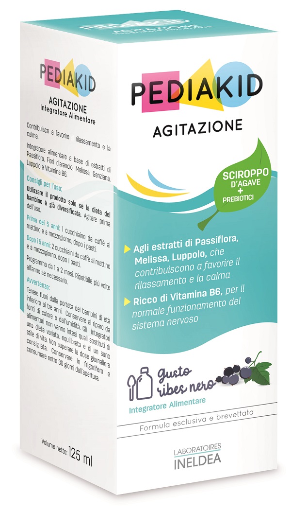 PEDIAKID AGITAZIONE SCIROPPO 125 ML - Farmacia Artemisia di Montecuollo Dott. Angelo snc