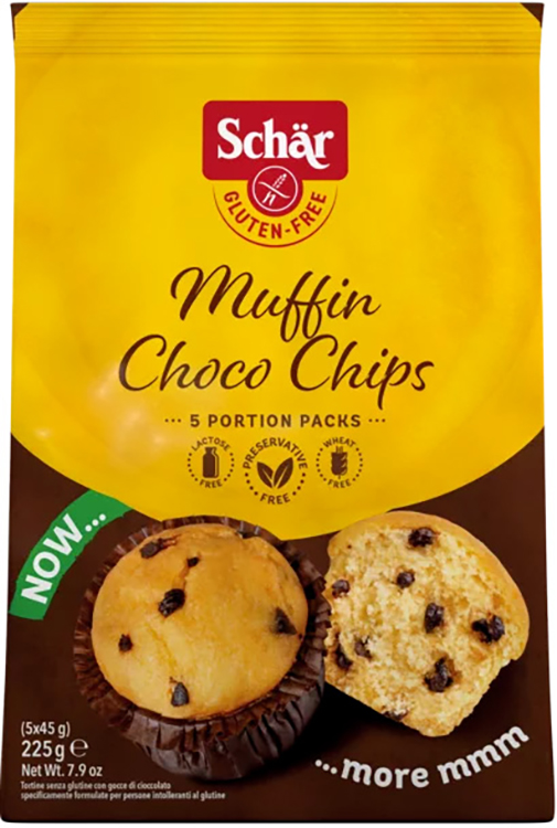 SCHAR MUFFIN CHOCO CHIP 225 G - Farmacia Artemisia di Montecuollo Dott. Angelo snc