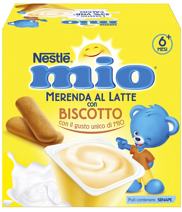 MIO MERENDA AL LATTE BISCOTTO 4 PEZZI DA 100 G - Farmacia Artemisia di Montecuollo Dott. Angelo snc