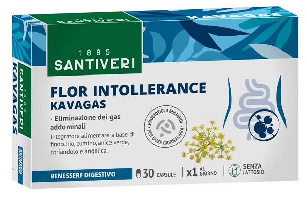 FLOR INTOLLERANCE KAVAGAS 30 CAPSULE - Farmacia Artemisia di Montecuollo Dott. Angelo snc