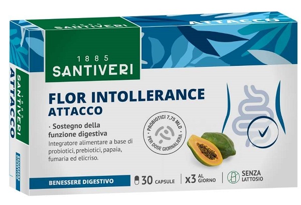 FLOR INTOLLERANCE ATTACCO 30 CAPSULE - Farmacia Artemisia di Montecuollo Dott. Angelo snc