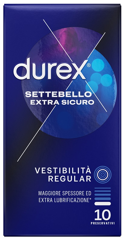 PROFILATTICO DUREX SETTEBELLO EXTRA SICURO 10 PEZZI - Farmacia Artemisia di Montecuollo Dott. Angelo snc