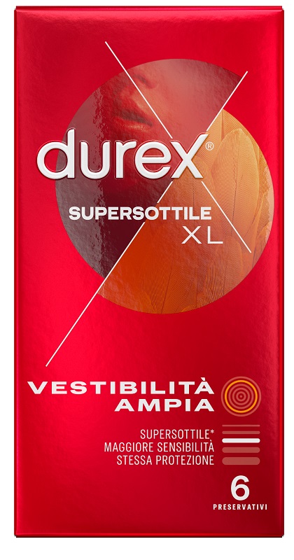 PROFILATTICO DUREX SUPERSOTTILE XL 6 PEZZI - Farmacia Artemisia di Montecuollo Dott. Angelo snc