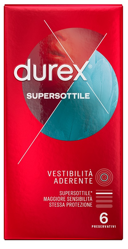 PROFILATTICO DUREX SUPERSOTTILE CLOSE FIT 6 PEZZI - Farmacia Artemisia di Montecuollo Dott. Angelo snc
