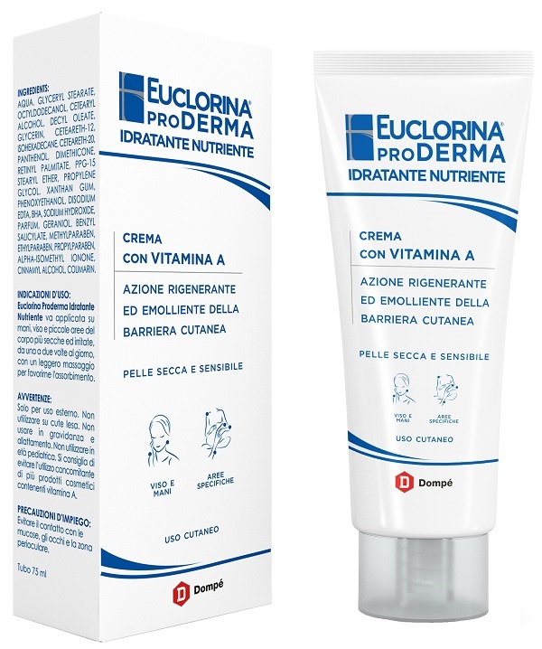 EUCLORINA PRODERMA IDRATANTE NUTRIENTE 75 ML - Farmacia Artemisia di Montecuollo Dott. Angelo snc