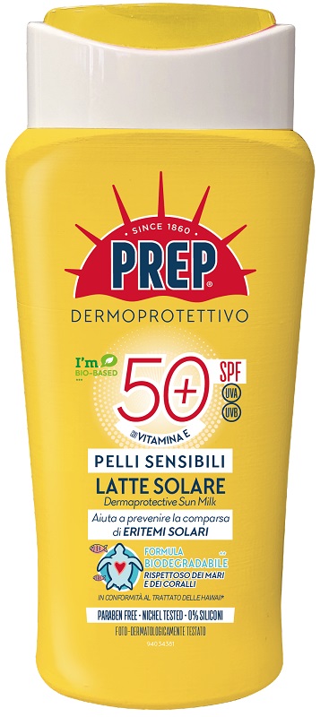 PREP LATTE SOLARE PELLI SENSIBILI SPF50+ ECO 200 ML - Farmacia Artemisia di Montecuollo Dott. Angelo snc
