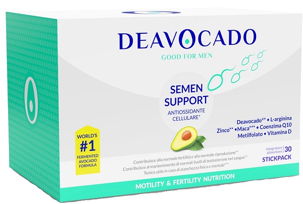 DEAVOCADO SEMEN SUPPORT UOMO 30 STICKPACK - Farmacia Artemisia di Montecuollo Dott. Angelo snc