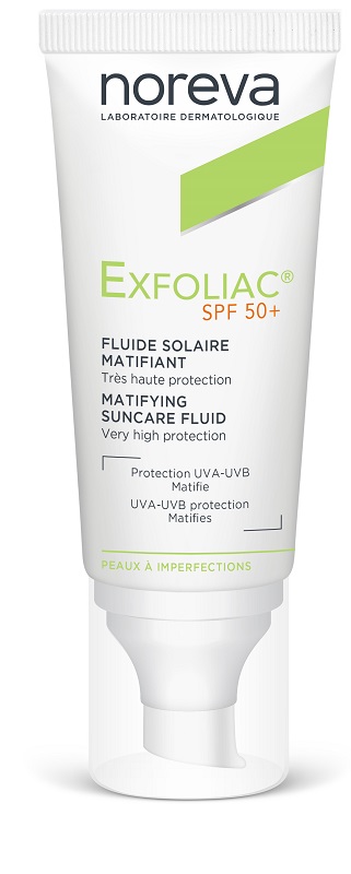 EXFOLIAC FLUIDE SOLAIRE MATIFIANT SPF50+ 40 ML - Farmacia Artemisia di Montecuollo Dott. Angelo snc