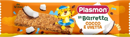 PLASMON LA BARRETTA COCCO E UVETTA 20 G - Farmacia Artemisia di Montecuollo Dott. Angelo snc