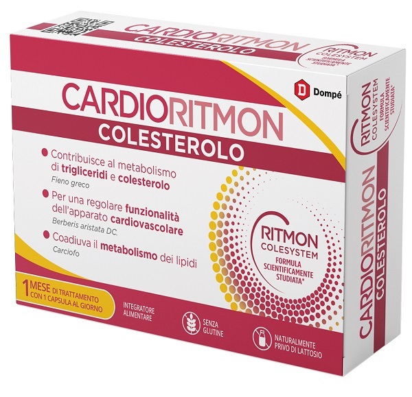 CARDIORITMON COLESTEROLO 30 CAPSULE - Farmacia Artemisia di Montecuollo Dott. Angelo snc