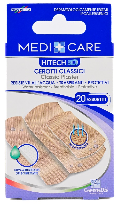 CEROTTO MEDICARE CLASSICI 3D ASSORTITI 20 PEZZI - Farmacia Artemisia di Montecuollo Dott. Angelo snc