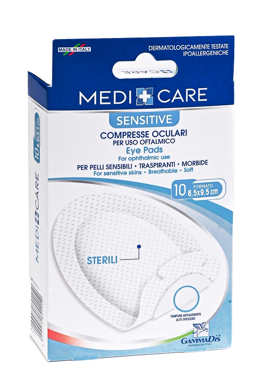 COMPRESSE OCULARI MEDICARE 10 PEZZI - Farmacia Artemisia di Montecuollo Dott. Angelo snc