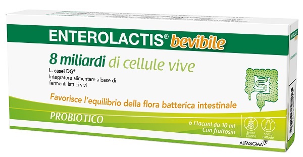 ENTEROLACTIS BEVIBILE 6 FLACONCINI X 10 ML - Farmacia Artemisia di Montecuollo Dott. Angelo snc