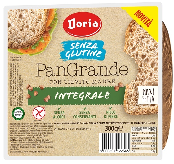 DORIA PANGRANDE INTEGRALE 300 G - Farmacia Artemisia di Montecuollo Dott. Angelo snc